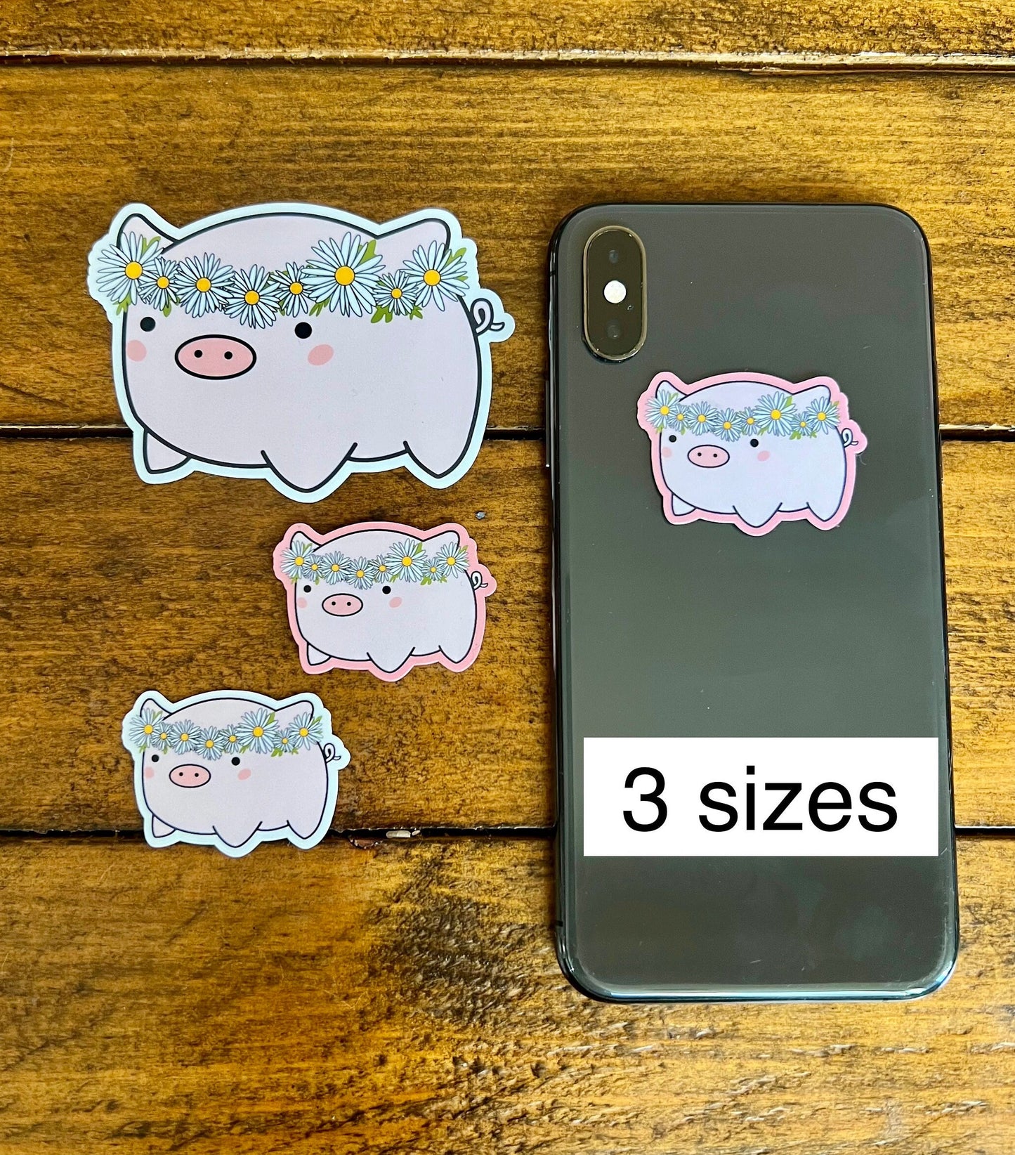 N°6. Daisy Pig Sticker