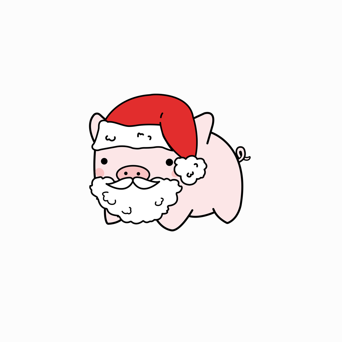 N°0. Santa Pig Sticker